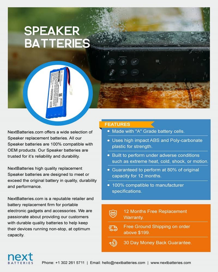 Soundcast ICO421 Battery - 4