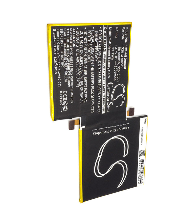 Amazon 3HT7G 58-000015 Kindle Fire 8.9" Battery 6000mAh