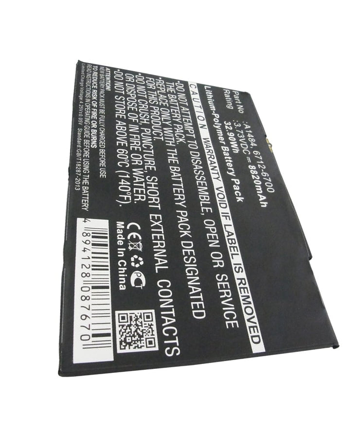 Apple 6712-6700 A1474 A1475 A1476 Battery 8820mAh