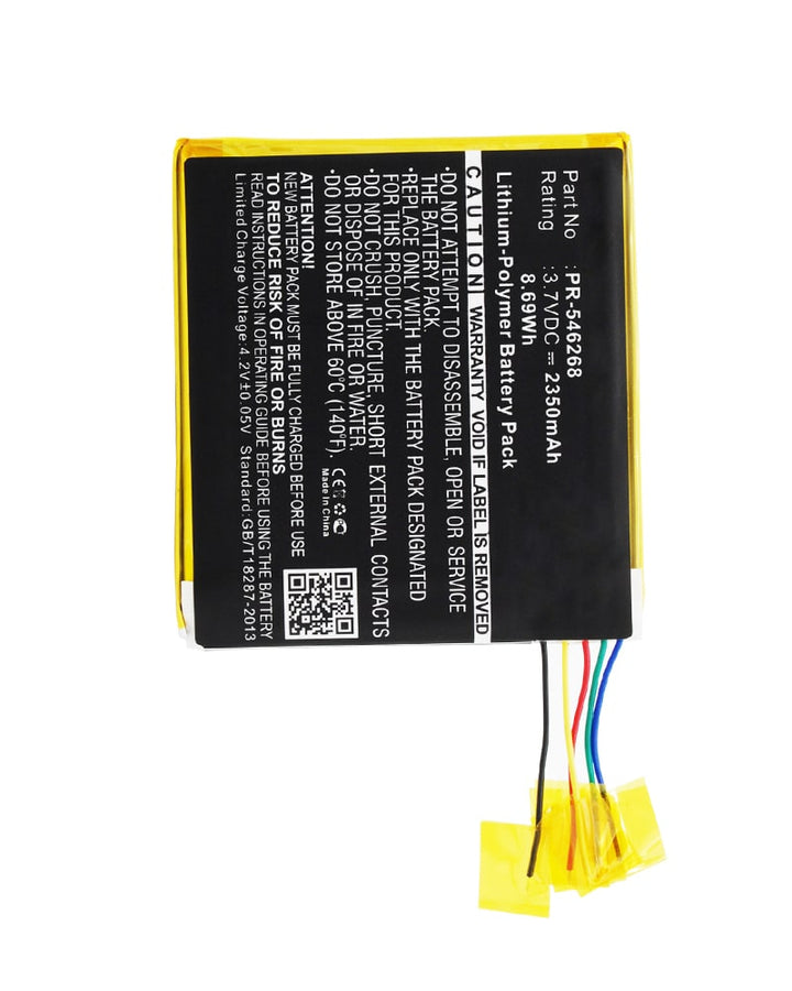 Fuhu Nabi JR NABIJR-NV5A NV5A PR-546268 Battery 2350mAh - 3