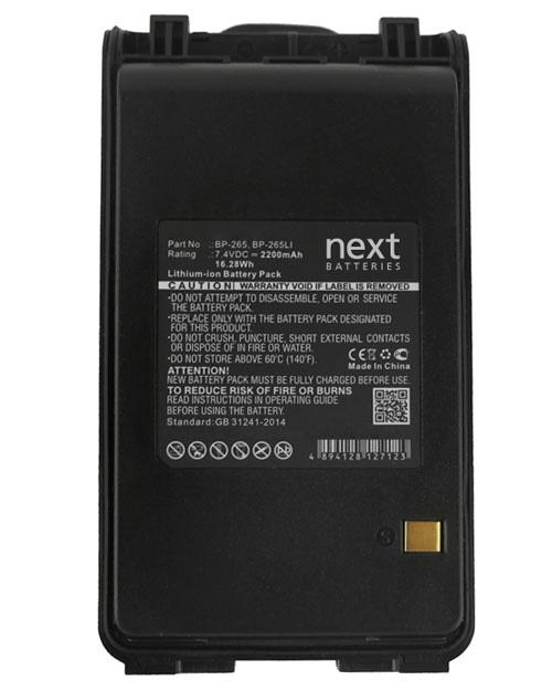 Icom IC-T70A Battery (2200mAH Li-ion) - 3