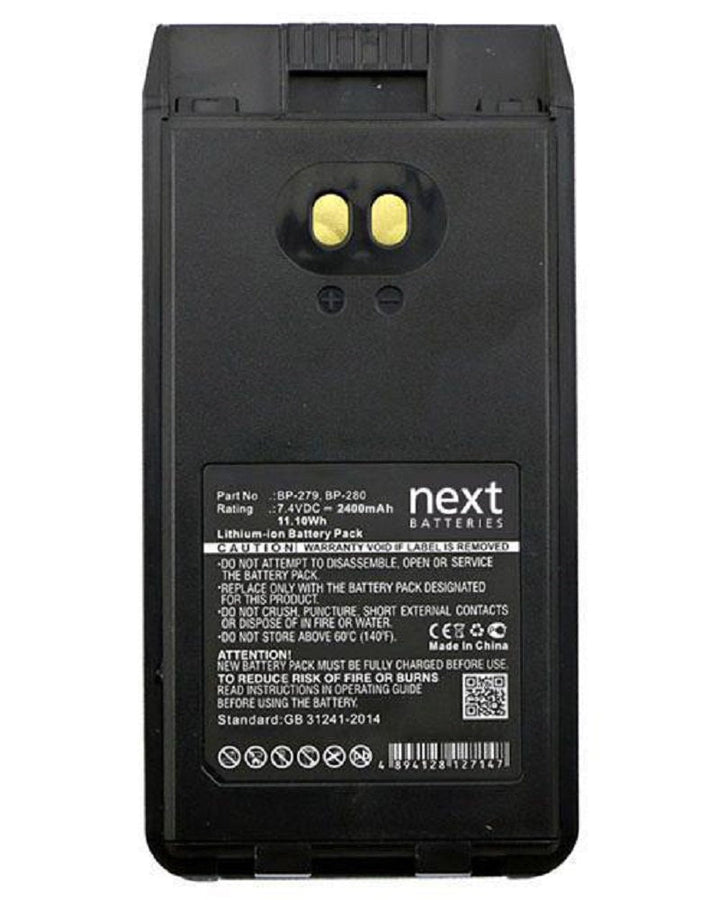 Icom BP-279 Battery (2400mAH Li-ion) - 3
