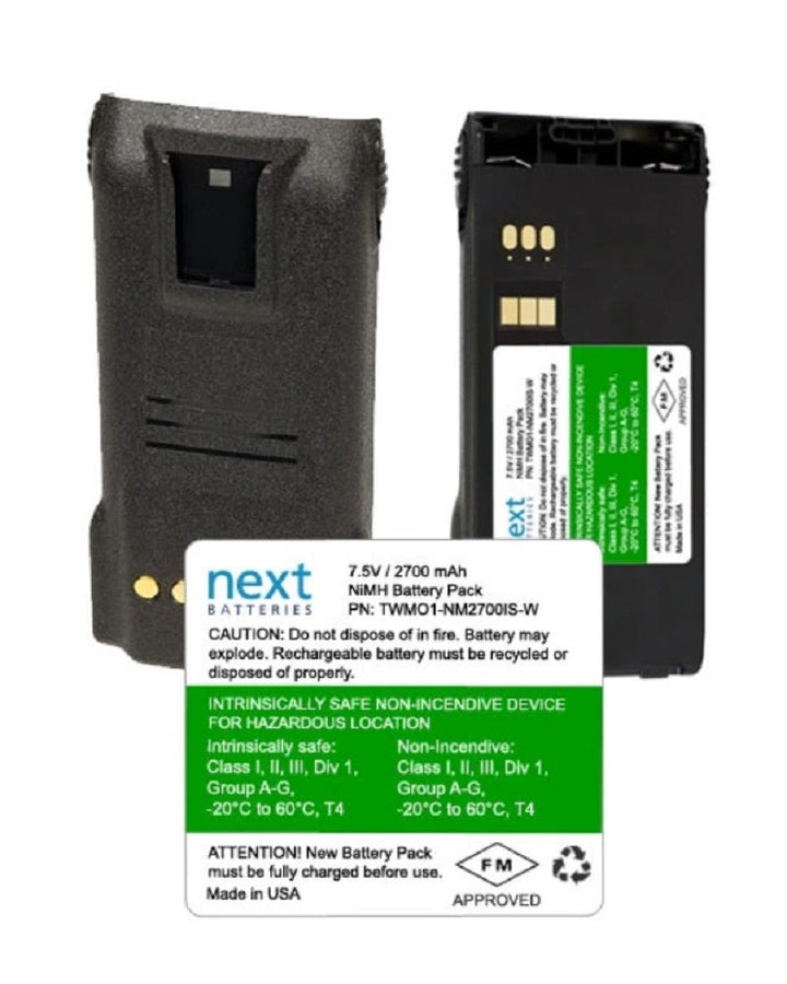 Motorola NNTN6263 Intrinsically Safe Battery - 3