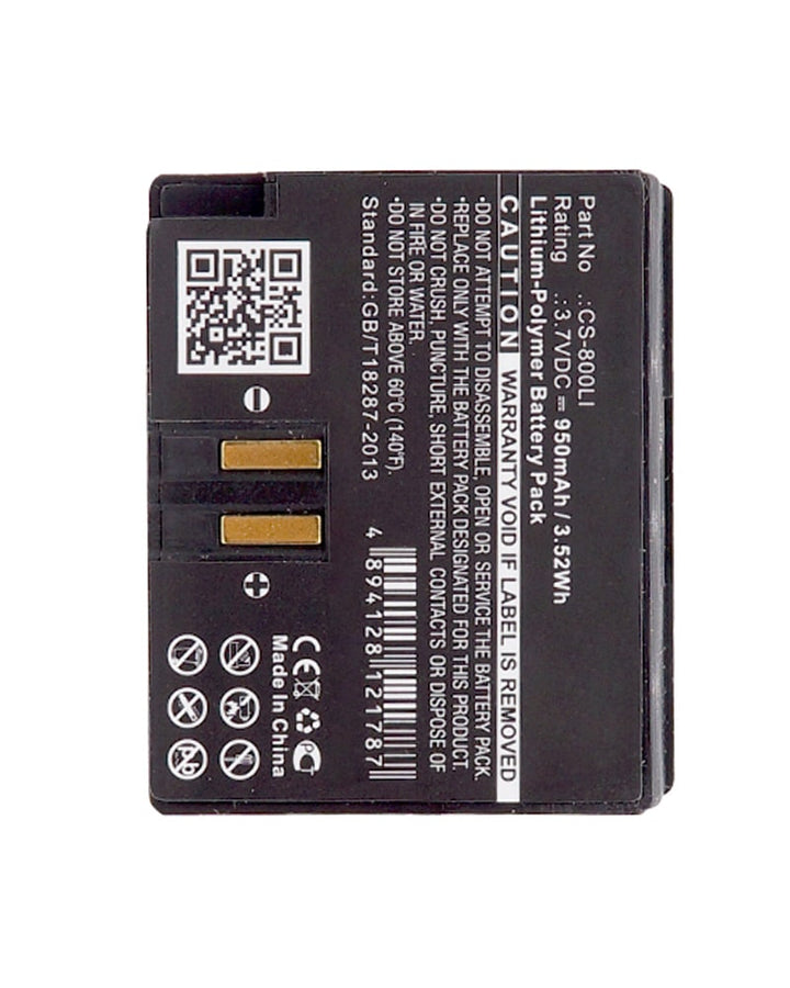 Eartec ComStar Wireless Headsets CS-800LI Battery 950mAh - 3