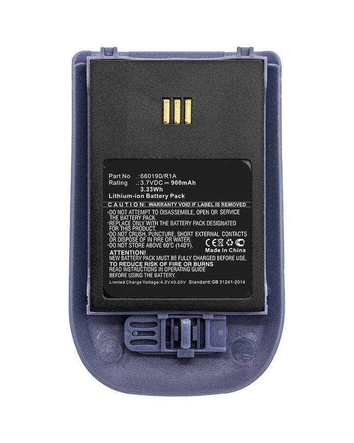 Ascom 660190 660217 Battery 900mAh - 3